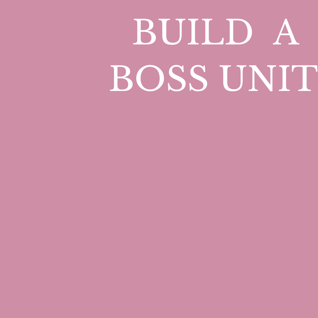 Build A Boss Unit